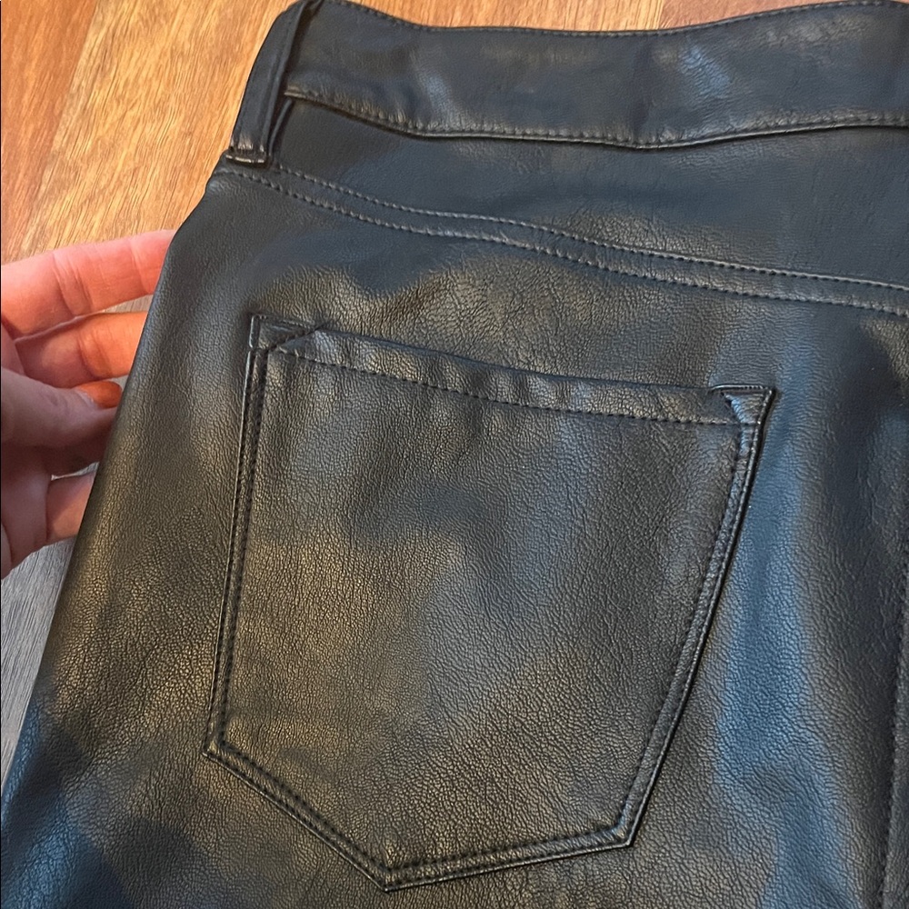 Like new KanCan Black Faux Leather Pants - Picture 14 of 15